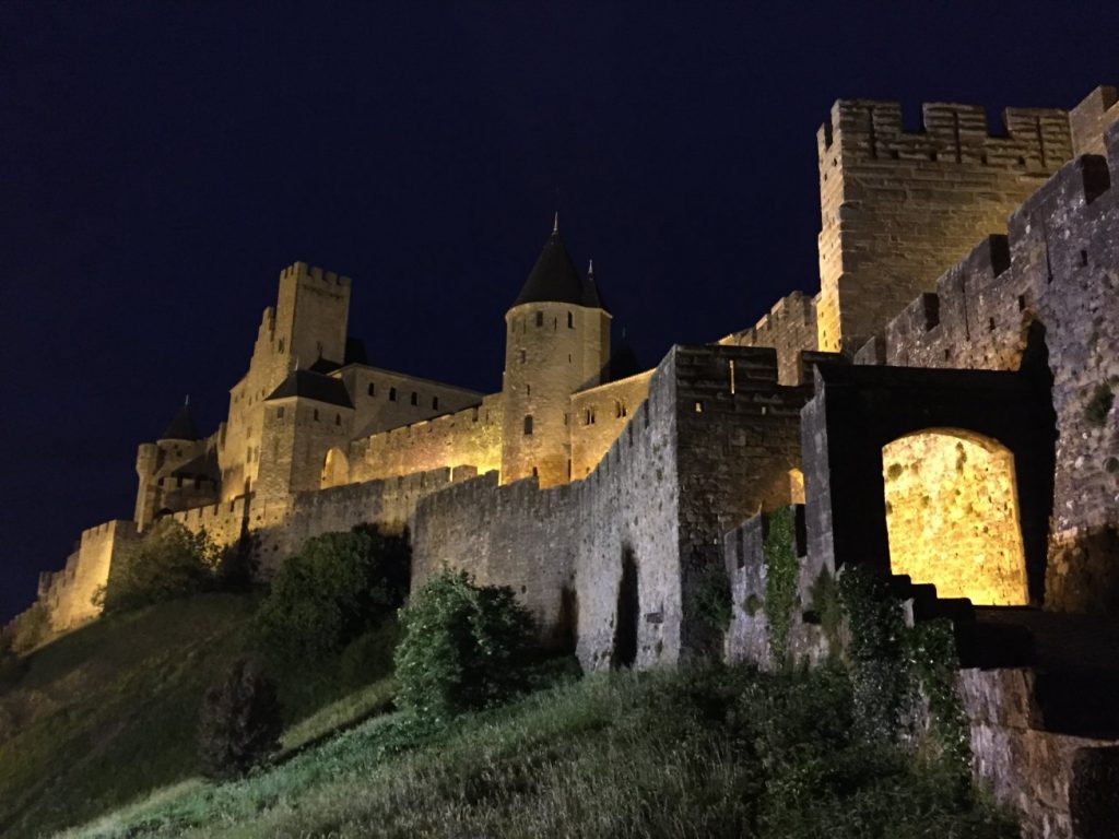 Just an iPhone pic but Carcassonne is so photogenic at night.