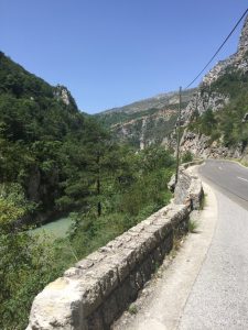 State-of-the-art crash barrier technology, Gorges du Verdon