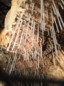 So delicate - it takes a century for each of these stalactites to grow 2cm